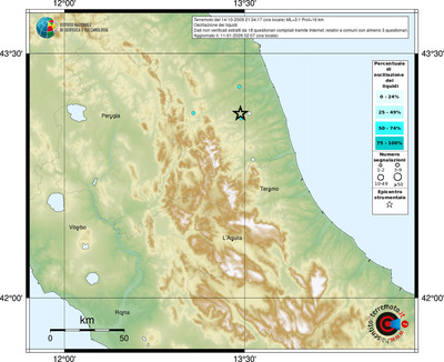 Mappa comuni con almeno 3 questionari