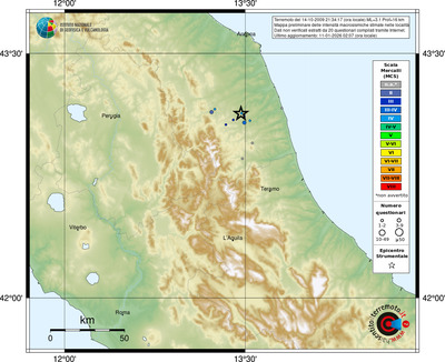 Mappa MCS - località