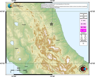 Mappa comuni con almeno 3 questionari