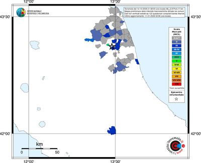 Mappa MCS - territori comuni