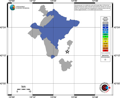 Mappa MCS - territori comuni