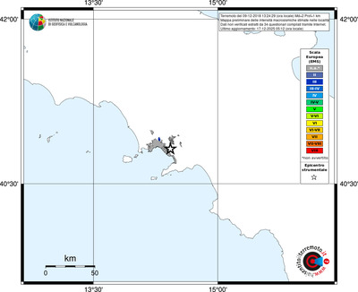 Mappa EMS - territori località