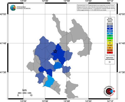 Mappa MCS - territori comuni