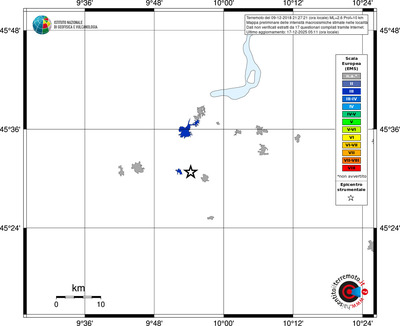 Mappa EMS - territori località