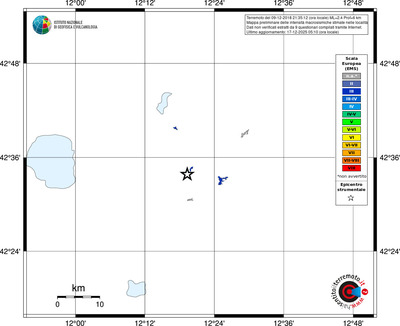 Mappa EMS - territori località