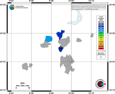 Mappa EMS - territori comuni