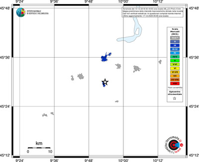 Mappa MCS - territori località
