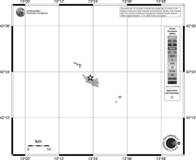 Mappa EMS - territori località