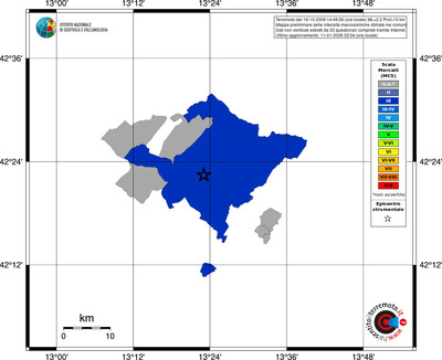 Mappa MCS - territori comuni