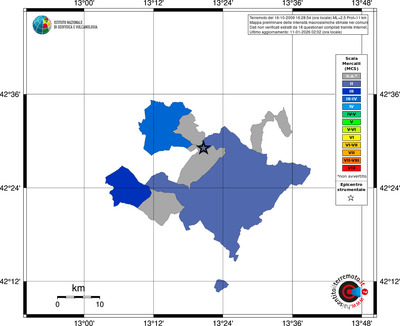 Mappa MCS - territori comuni