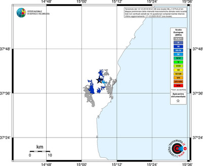 Mappa EMS - territori località