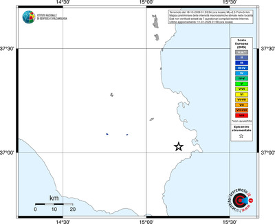 Mappa EMS - territori località