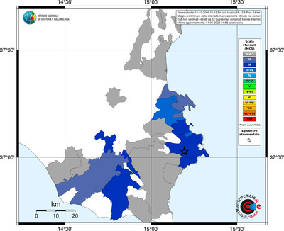 Mappa MCS - territori comuni