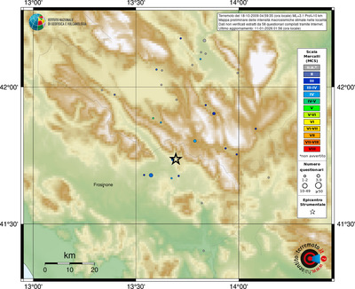Mappa MCS - località