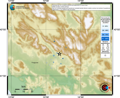 Mappa comuni con almeno 3 questionari