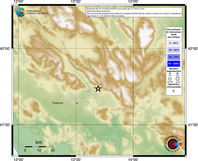 Mappa comuni con almeno 3 questionari