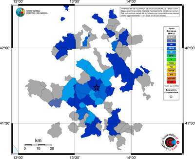Mappa EMS - territori comuni