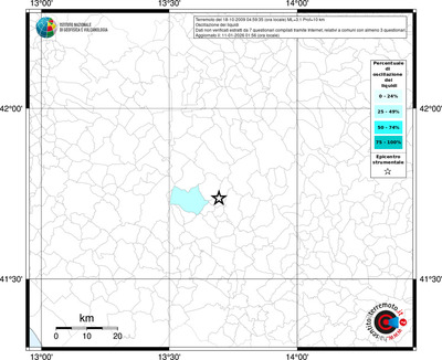 Mappa territorio comunale con almeno 3 questionari