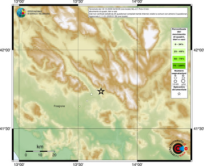 Mappa comuni con almeno 3 questionari