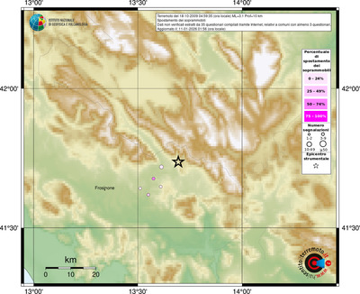 Mappa comuni con almeno 3 questionari