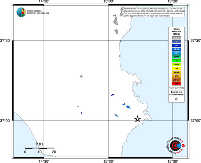 Mappa MCS - territori località
