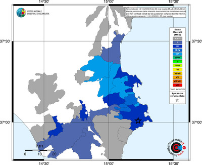 Mappa MCS - territori comuni