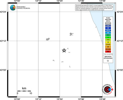 Mappa MCS - territori località