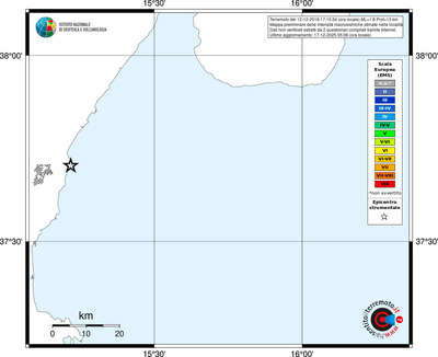 Mappa EMS - territori località