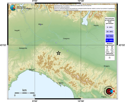 Mappa comuni con almeno 3 questionari
