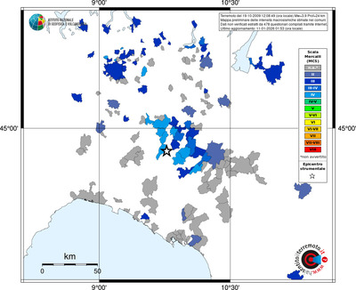 Mappa MCS - territori comuni