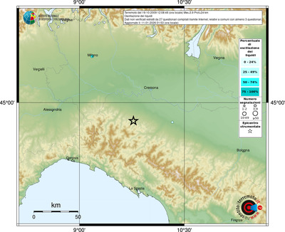 Mappa comuni con almeno 3 questionari