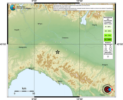 Mappa comuni con almeno 3 questionari