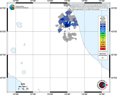 Mappa MCS - territori comuni