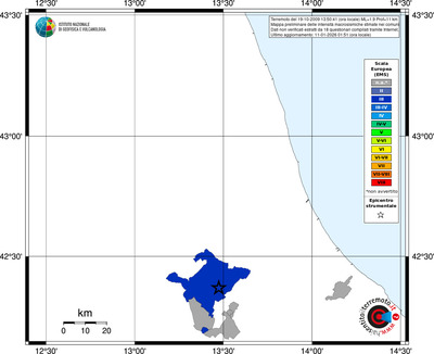 Mappa EMS - territori comuni