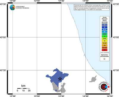 Mappa MCS - territori comuni