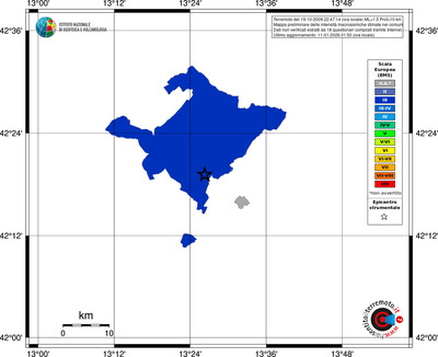 Mappa EMS - territori comuni