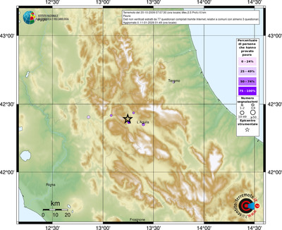 Mappa comuni con almeno 3 questionari