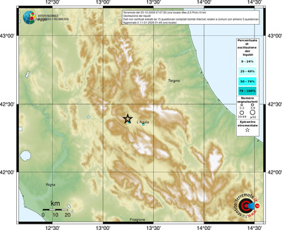 Mappa comuni con almeno 3 questionari