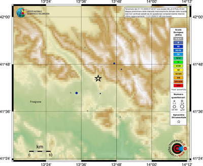Mappa EMS - località