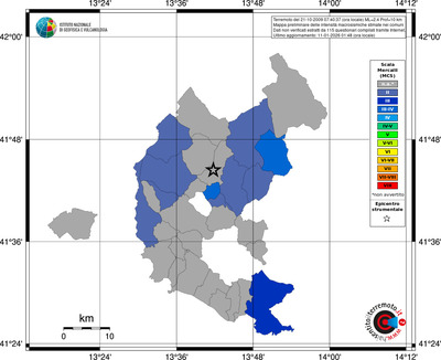 Mappa MCS - territori comuni
