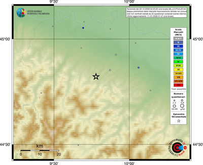 Mappa MCS - comuni