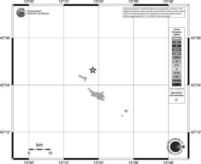 Mappa EMS - territori località