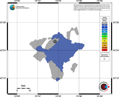 Mappa MCS - territori comuni