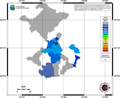 Mappa MCS - territori comuni