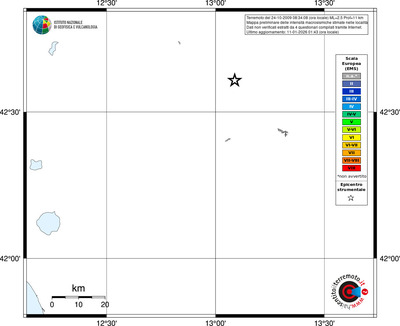 Mappa EMS - territori località