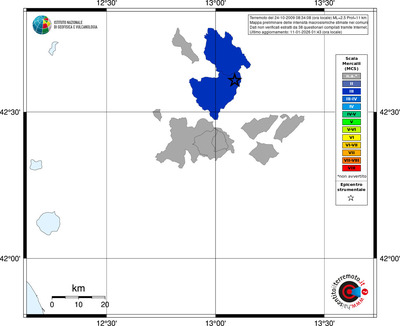 Mappa MCS - territori comuni
