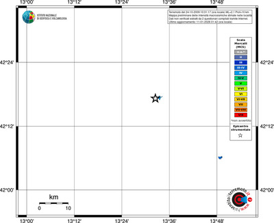 Mappa MCS - territori località