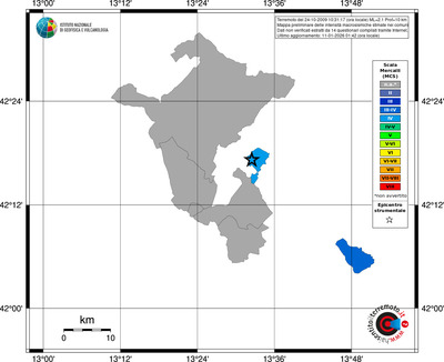 Mappa MCS - territori comuni