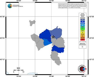 Mappa MCS - territori comuni