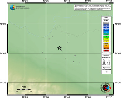 Mappa EMS - località